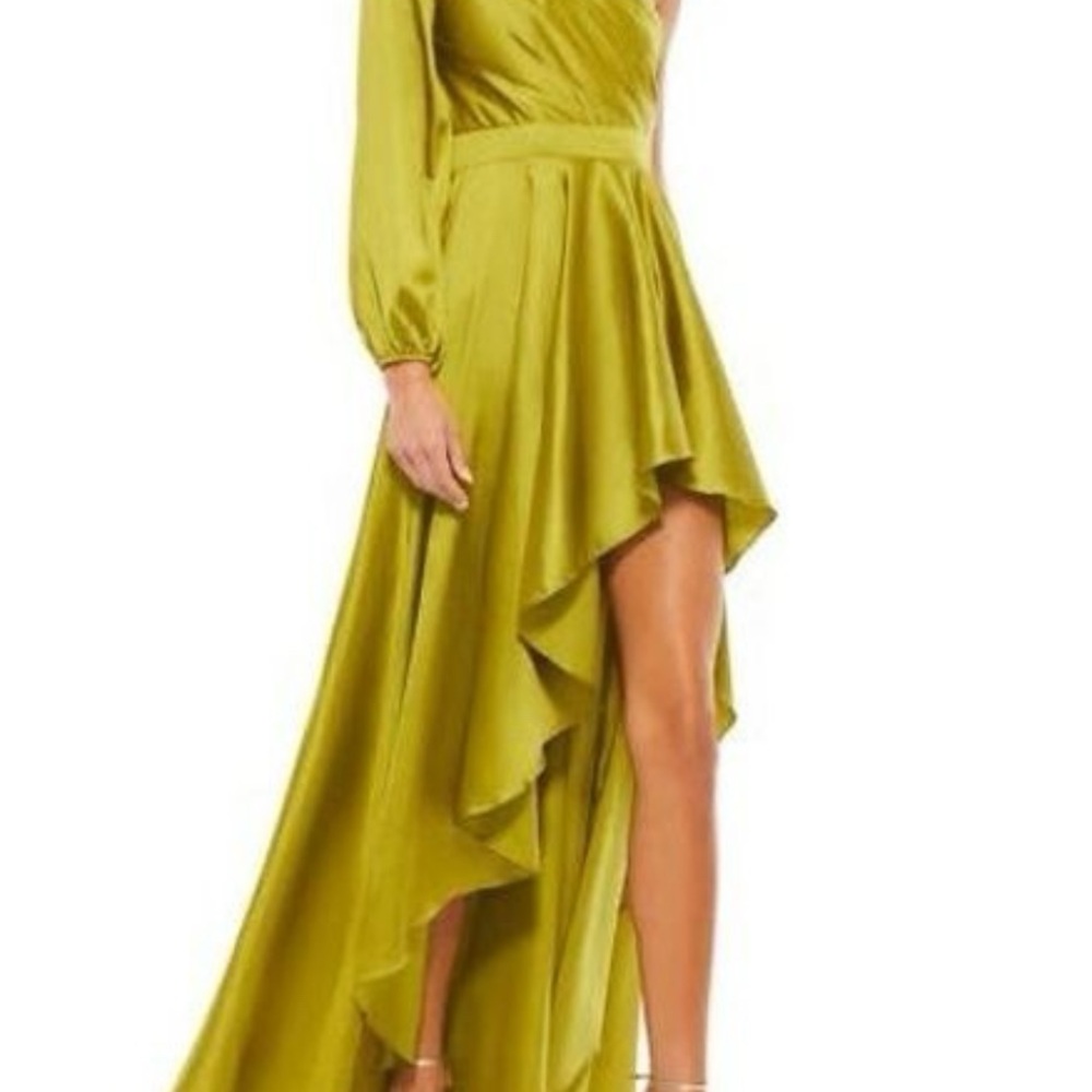 Elegant One-Shoulder Mac Duggal Dress size 6 - Picture 5 of 14